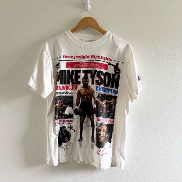 Other - Mike Tyson Champion Graphic T-Shirt - White size Small